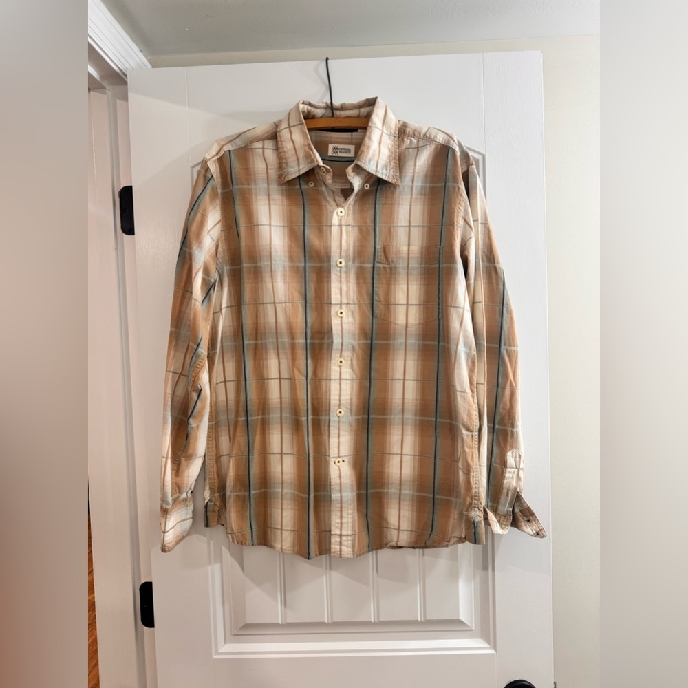 Industrial Exchange Button Up Long Sleeve Shirt   Men’s Size - Medium